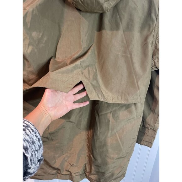 Vintage Utex Small Green Hooded Parka Coat With Wooden Toggles & Front Pockets - Picture 12 of 16